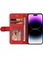 iPhone 15 Pro Max Telefon Deri Kılıf Cüzdan Stand Telefon Kapağı (Yurt Dışından) 2
