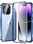 iPhone 15 Pro Çift Sides Temizlikli Cam Telefon Kılıf Metal Çerçeve Toka Manyetik Telefon Kapağı (Yurt Dışından) 1