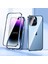 iPhone 15 Pro Çift Sides Temizlikli Cam Telefon Kılıf Metal Çerçeve Toka Manyetik Telefon Kapağı (Yurt Dışından) 5