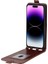 iPhone 15 Pro Max Cep Telefonu Kılıfı, Kart Yuvası ile Damla Koruma Dikey Flip Pu Deri Telefon Kapağı (Yurt Dışından) 2