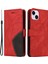iPhone 15 Plus Pu Deri Standlı Telefon Cüzdan Kılıf Telefon Kapağı (Yurt Dışından) 1