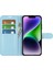 iPhone 15 Pu Deri Litchi Doku Dekme Stand Telefon Kılıfı Cüzdan Flip Telefon Kapağı (Yurt Dışından) 2