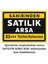 Satılık Arsa Levhası Tabelası 40X60 cm 3