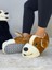 Unisex Yüksek Kalite Ses Yapmaz Taban Sevimli Köpek Panduf 3