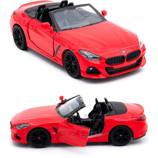 Kinsmart Bmw Z4 Diecast 1:36 Ölçek Metal Çek Bırak Araba