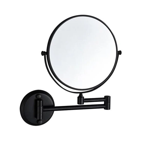 Haitn Banyo Aynaları 8 Inç Katlanır Siyah Banyo Aynası Büyüteç Çift 2 Yüzlü Makyaj Aynası Masaüstü Kadın Duvar Aynası | Banyo Aynaları (Yurt Dışından)