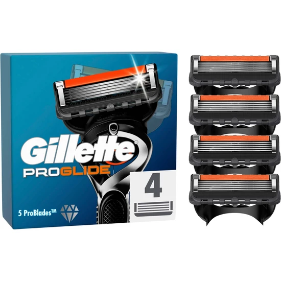 Gillette Fusion ProGlide 4'lü Yedek Tıraş Bıçağı