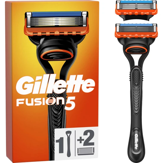 Gillette Fusion Tıraş Makinesi + 2 Yedek Tıraş Bıçağı