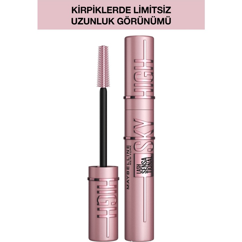 Maybelline New York Lash Sensational Sky High Maskara Uzatma Etkili Büyük Boy