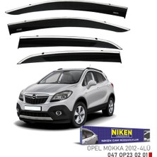 Replax Opel Mokka 2012 Sonrası Kromlu Cam Rüzgarlığı 4lü