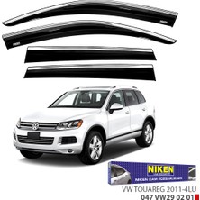 Replax Vw Touareg 2011 Sonrası Kromlu Cam Rüzgarlığı 4lü