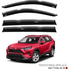 Replax Toyota Rav4 2019 Sonrası Kromlu Cam Rüzgarlığı 4lü