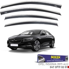 Replax Opel Insignia 2017 Sonrası Kromlu Cam Rüzgarlığı 4lü