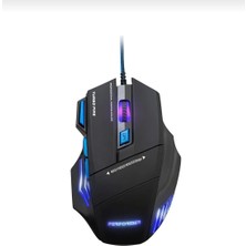 Earbuds Gaming Mouse + Mouse Pad Mavi