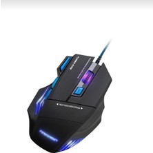 Earbuds Gaming Mouse + Mouse Pad Mavi