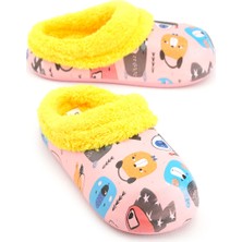 Gezer Kışlık Içi Peluşlu Kız Çocuk Ev Bahçe Terlik