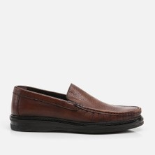 Hotiç 02AYH273790A370 Hakiki Deri Taba Erkek Loafer