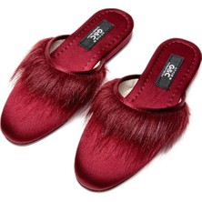 G&c 245 Tüylü Önü Kapalı Bayan Terlik