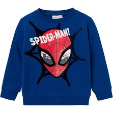 Name It Erkek Çocuk Örümcek Adam Desenli Uzun Kol Sweatshirt - Günlük Kullanım