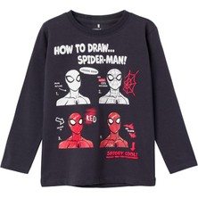 Name It Spider-Man Baskılı Erkek Çocuk Uzun Kol Sweatshirt