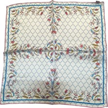 Turkish Silk Store Türk Motifli Ipek Bandana Fular