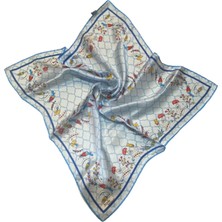 Turkish Silk Store Türk Motifli Ipek Bandana Fular