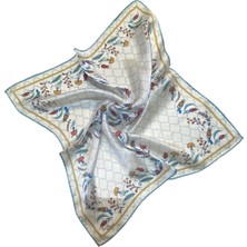 Turkish Silk Store Türk Motifli Ipek Bandana Fular