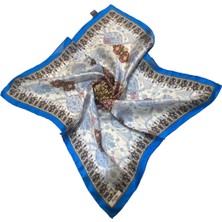 Turkish Silk Store Türk Motifli Ipek Bandana Fular