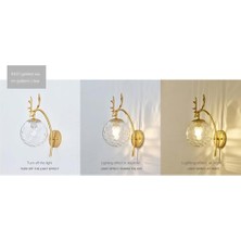 Xhltd Kapalı Duvar Lambası, Yaratıcı Modern Minimalist Tarzı, 6107 Su Dalgaları Ve Amp; Temizle Işık Cam Abajur (Yurt Dışından)