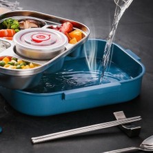 Xhltd Paslanmaz Çelik Öğle Yemeği Kutusu Çocuklar Için Gıda Depolama Yalıtımlı Öğle Yemeği Konteyner Japon Snack Kutusu Kahvaltı Bento Kutusu Çorba Kupası ile | Öğle Yemeği Kutuları (Yurt Dışından)