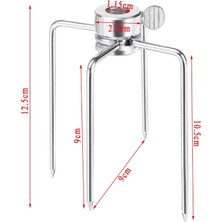 Fayshow 1 Çift Paslanmaz Rotisserie Barbekü Tükürmek Çatal Sığır Barbeküı (Yurt Dışından)