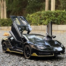 Xhltd 1:24 Lamborghini LP770 Spor Alaşımlı Araba Modeli (Siyah) (Yurt Dışından)