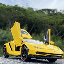 Xhltd 1:24 Lamborghini LP770 Spor Alaşımlı Araba Modeli (Siyah) (Yurt Dışından)