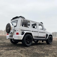 Xhltd 1/32 Alaşım G700 Offroad Oyuncak Araba Modeli Simülasyon Metal Döküm Ses Işık Geri Çekin Klasik Oyuncak Araç (Beyaz) (Yurt Dışından)