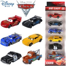 Xhltd 6 Adet / Takım Disney Pixar Arabalar 3 Oyuncak 1:55 Diecast Araç Metal Alaşım Arabalar Yıldırım Mcqueen Model Araba (Yurt Dışından)