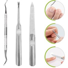 Xhltd 4 Adet / Takım Çift Bahar Tırnak ve Amp; Toenail Manikür Makelesi Kesme Kesici Makas Pense Tırnak Kesme Kesici Takım | Clippers & Amp;düzelticiler (Yurt Dışından)