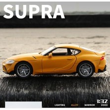 Xhltd 1:32 Toyota Supra Alaşımlı Araba Modeli (Sarı) (Yurt Dışından)