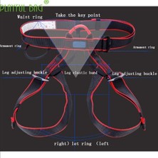 Xhltd Xında Açık Kaya Tırmanışı Emniyet Kemeri Yokuş Aşağı Ekipman Emniyet Kemer Yarım Uzunluk Yüksek Irtifa Emniyet Kemeri Güvenlik Pantolon (Yurt Dışından)