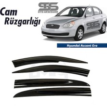 STS Oto Aksesuar Cam Rüzgarlığı Hyundai Accent Era 2006-2012 Arası Mügen Tip Piano Black