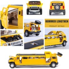 Xhltd Yüksek Simülasyon 1:32 Alaşım Hummer Limuzin Metal Diecast Araba Modeli Geri Çekim Yanıp Sönen Müzikal Çocuk Oyuncak Araçlar Noel Hediyesi | Diecasts & Amp;oyuncak Araçlar (Yurt Dışından)