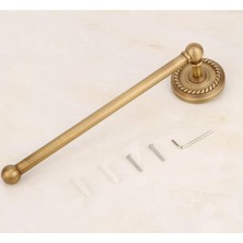 Xhltd Bakır Havlu Askısı Duvara Monte Tek Çubuk Havlu Bar Havlu Tutucu Askı Banyo Ev Otel Için Ev Malzemeleri | Havlu Rafları (Yurt Dışından)