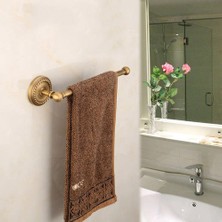 Xhltd Bakır Havlu Askısı Duvara Monte Tek Çubuk Havlu Bar Havlu Tutucu Askı Banyo Ev Otel Için Ev Malzemeleri | Havlu Rafları (Yurt Dışından)
