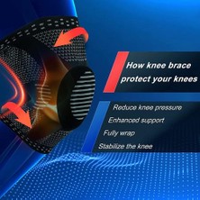 Xhltd Patella Jel Pedleri ve Amp ile Erkekler Kadınlar Için Profesyonel Diz Brace Sıkıştırma Kol Desteği;yan Stabilizatörler Tıbbi Sınıf Kneepads | Elbow & Amp;dizlik (Yurt Dışından)