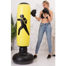 Xhltd Çocuk Fitness Dikey Pvc Şişme Boks Kolonu Yetişkin Havalandırma ve Rahatlatıcı Oyuncak Kalınlaşmış Tumbler Delme Çantası | Delme Çantası ve Amp;kum Torbası (Yurt Dışından)