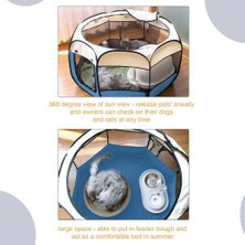 Xhltd Pet Köpek Playpen Çadır Sandık Odası Katlanabilir Yavru Egzersiz Kedi Kafesi Su Geçirmez Açık Taşınabilir Örgü Gölge Kapak Yuva Kennel | Kedi Yatakları ve Amp;paspaslar (Yurt Dışından)