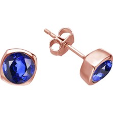 Sirius Pırlanta Safir Taşlı Tektaş Küpe 0444E0037