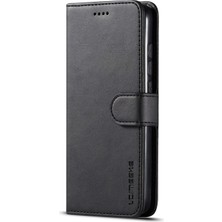 4U Sky Cowhide Doku Deri Cüzdan Stand Telefon Kabuğu Xiaomi Redmi 7A-BLACK (Yurt Dışından)