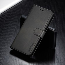 4U Sky Cowhide Doku Deri Cüzdan Stand Telefon Kabuğu Xiaomi Redmi 7A-BLACK (Yurt Dışından)