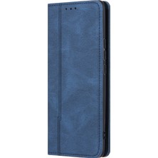 4U Sky Cilt Duyar Hatları Deri Telefon Cüzdanı Koruyucu Kapak Kılıfı Xiaomi Mi 11-Blue (Yurt Dışından)