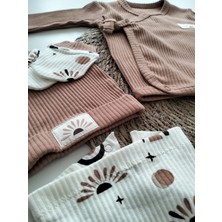 Necix's Baskılı 5'li Bebek Zıbın Takımı